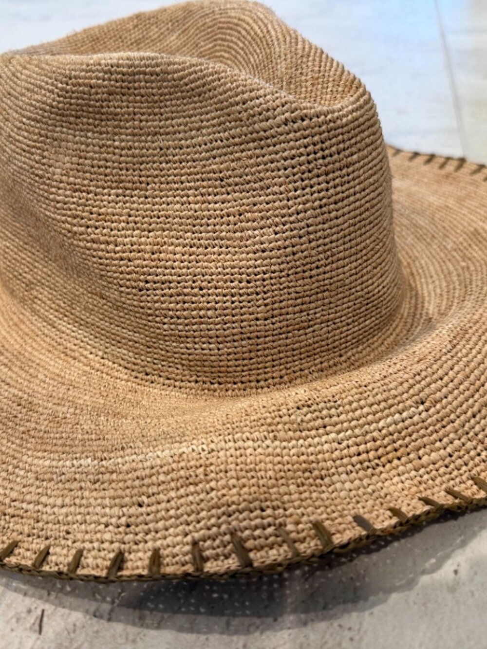 J.McLaughlin Raffia Hat - packable! - Picture 2 of 6